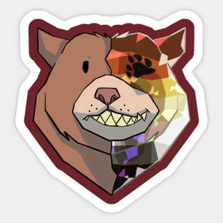 Grin and Bear It! Sticker